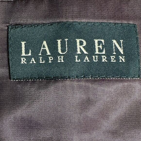 $398 RALPH LAUREN Mens Blazer Sport Coat Two Button Jacket 46L WOOL Brown Suits - Picture 13 of 14